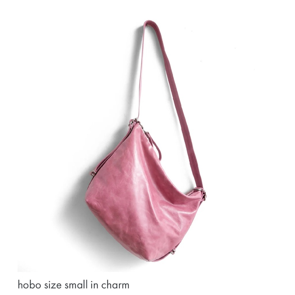 Rough & Tumble Leather Hobo Bag in Charm